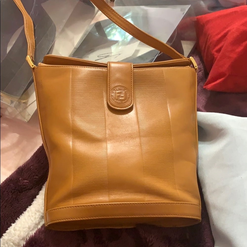 Brown Fendi crossbody bag